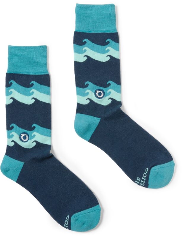 Calcetines De Paso Consciente Que Protegen Los Océanos Blue Rei Co-op
