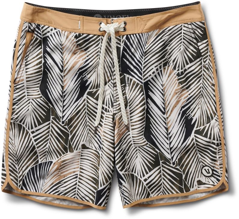 Vuori Cruise Board Shorts Hombres 18.5 Outseam Rei Co-op Wheat Fronds