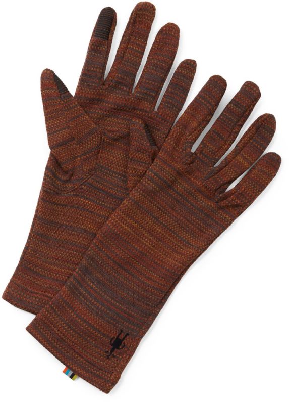 Guantes Rei Co-op Picante Color Smartwool Merino 250 Patrón