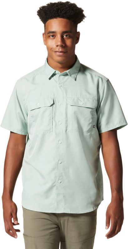 Rei Co-op Mountain Hardwear Canyon Camisa Hombres Glacial Mint