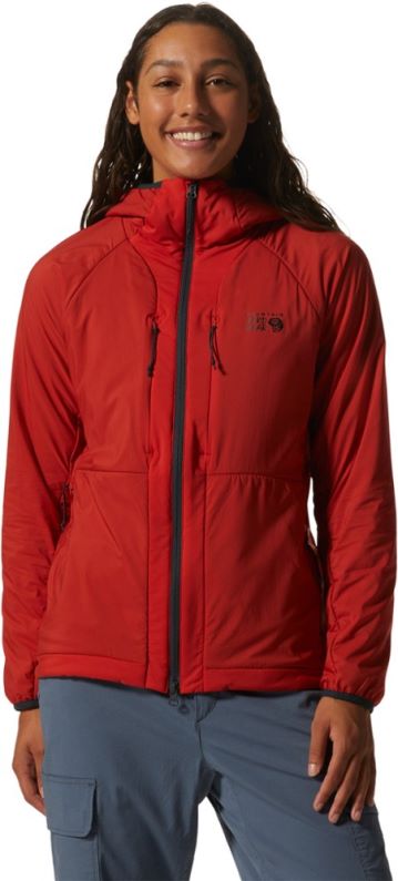 Chaqueta Con Aislamiento Térmico Hardwear Kor Airshell Dark Fire Mountain Mujer Rei Co-op