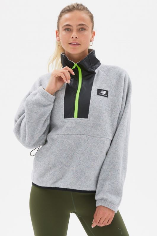 Gris Jersey De Forro Polar Spinnex Rei Co-op Para Todo Terreno De New Balance Mujer