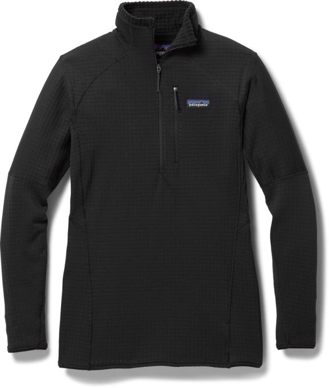 Jersey Negro Rei Co-op Patagonia R1 Mujer