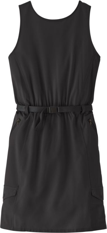 Flota Negra De Patagonia Con Vestido Con Cinturón Rei Co-op